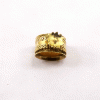 Ring Size - 7 Brass Spinner Ring F - BSPR998 18K Gold Plated Brass Flower Spinner Challa Fashion Finger Ring